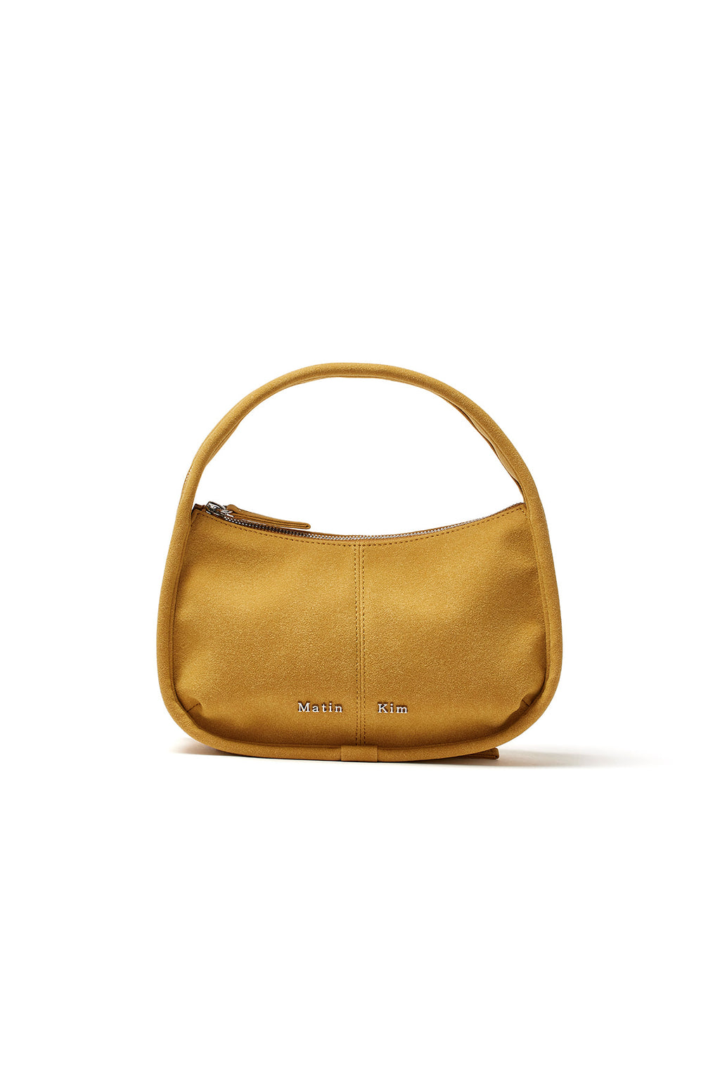 Matin Kim - Zip Around Suede Mini Bag (Mustard) product image 1 | TRAB K-Fashion Australia