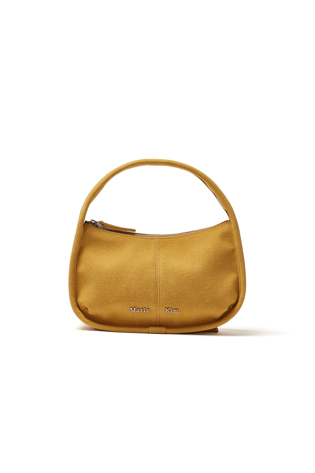 Matin Kim - Zip Around Suede Mini Bag (Mustard) product image 1 | TRAB K-Fashion Australia