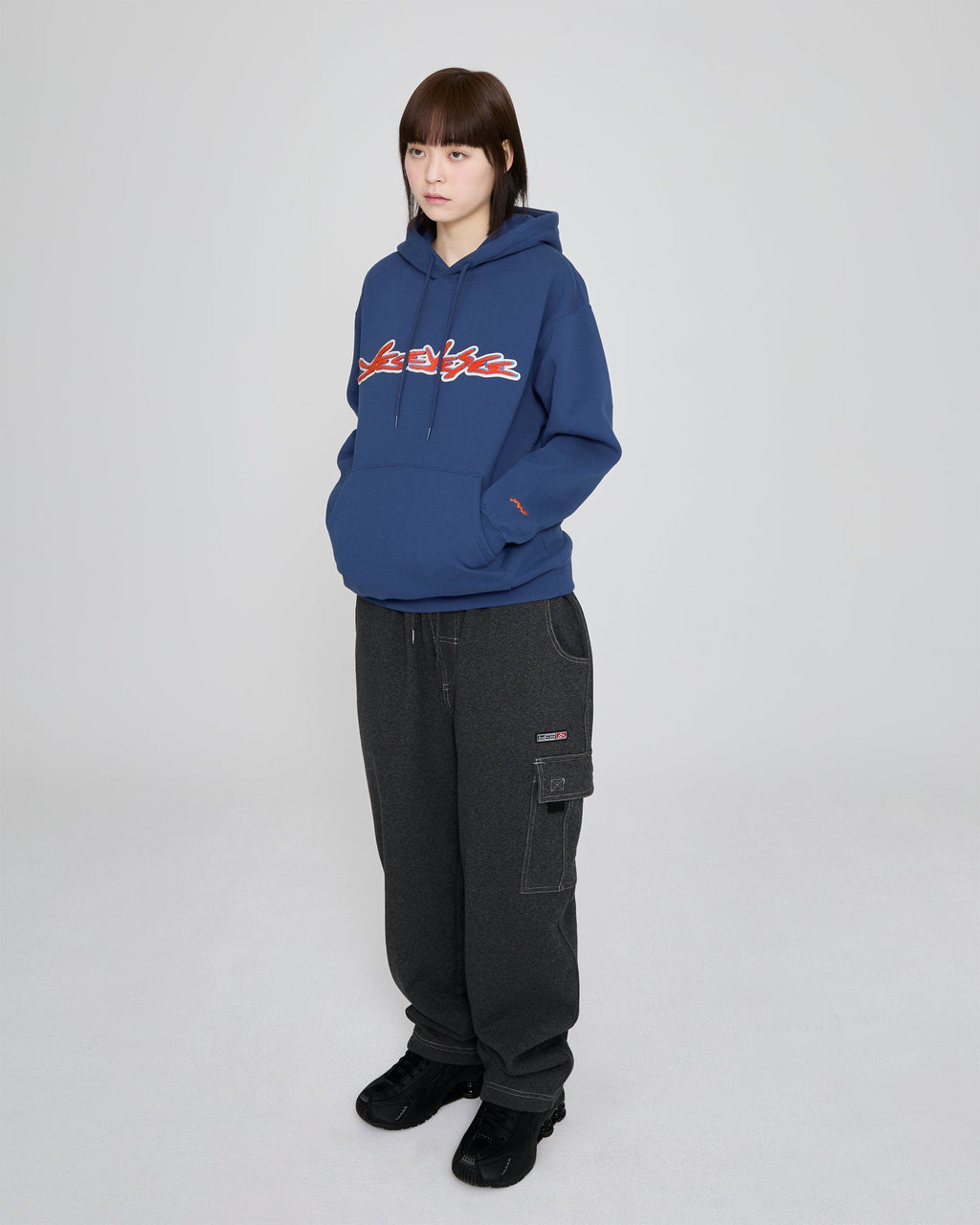 yeseyesee - Y.E.S Sign Logo Hoodie (Cobalt Blue) product image 11 | TRAB K-Fashion Australia