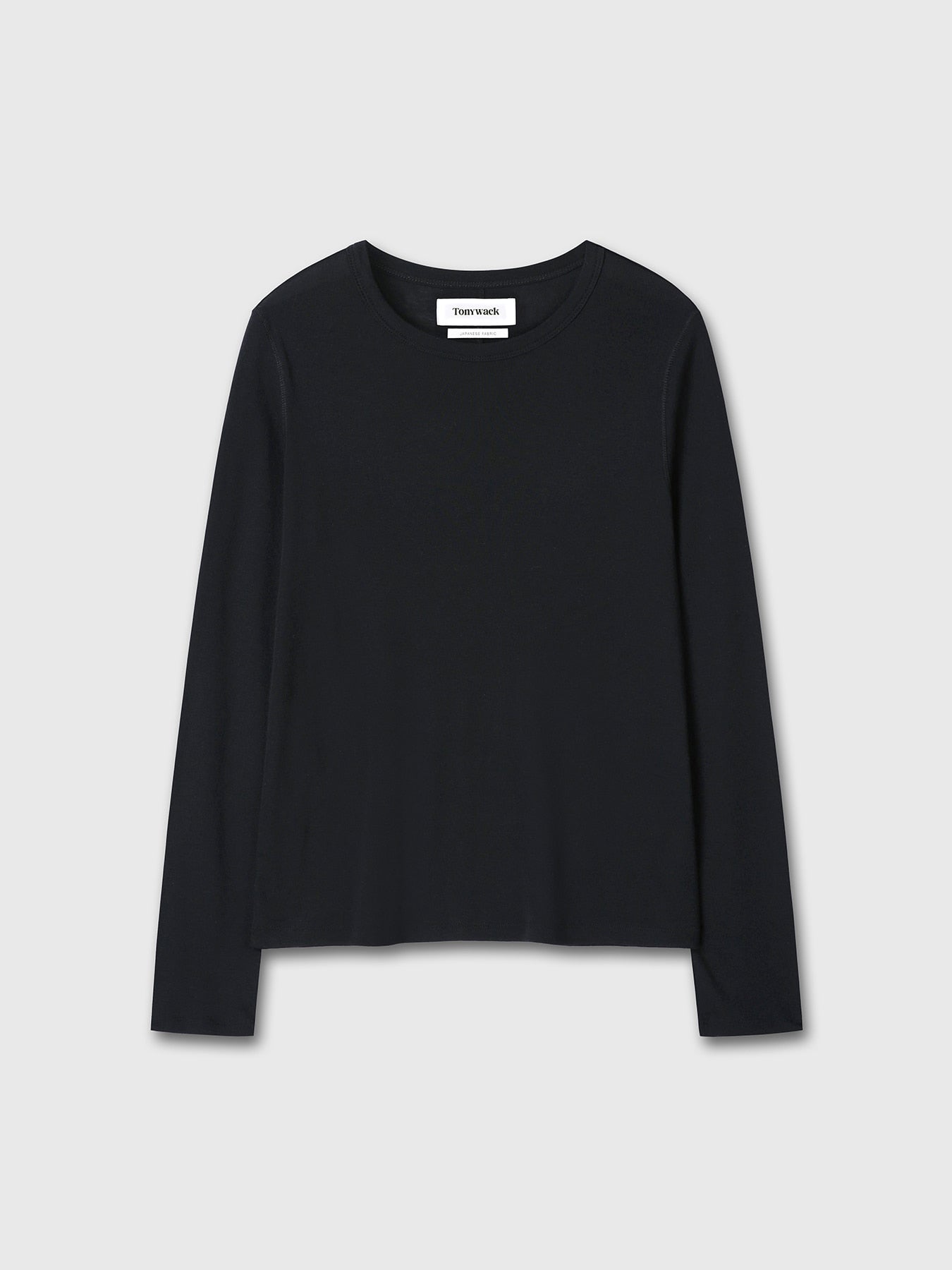 Tonywack - Cotton Cashmere Essential Top (Black) product image 8 | TRAB K-Fashion Australia