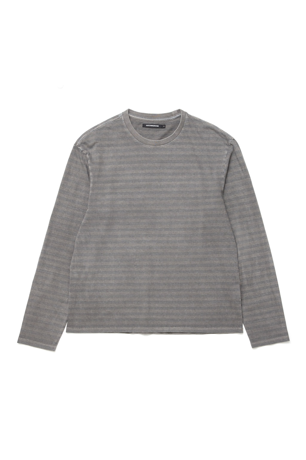 Hatchingroom - VTG Stripe Tee Dyed (Grey) product image 1 | TRAB K-Fashion Australia