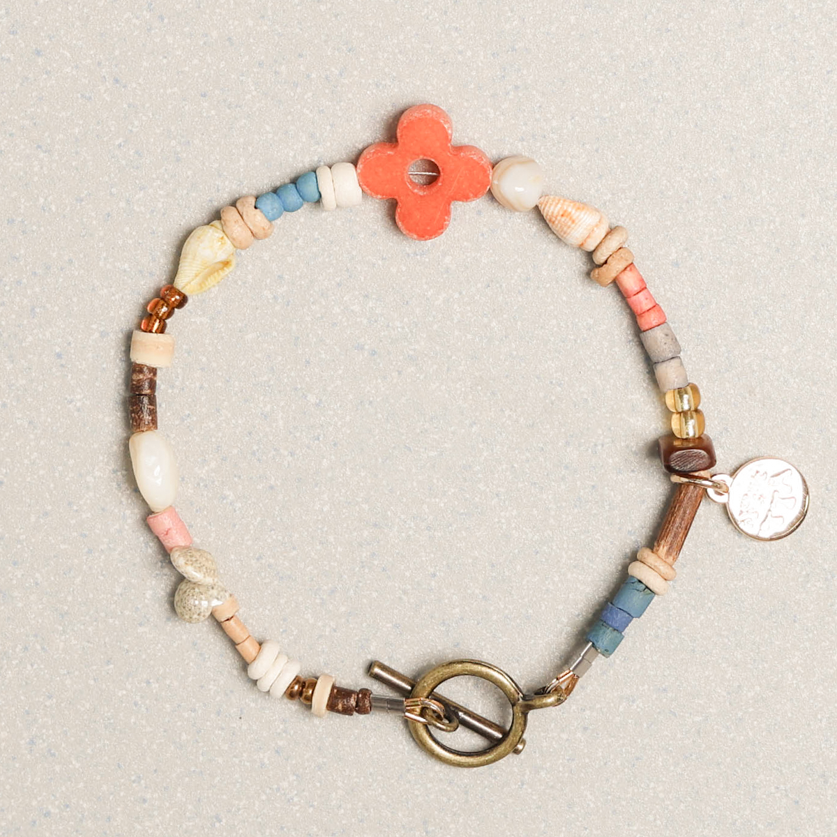 Towtow Archive - Clover Symbol Bracelet (Brown) product image 19 | TRAB K-Fashion Australia