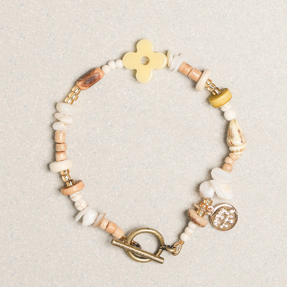 Towtow Archive - Clover Symbol Bracelet (Brown) product image 18 | TRAB K-Fashion Australia