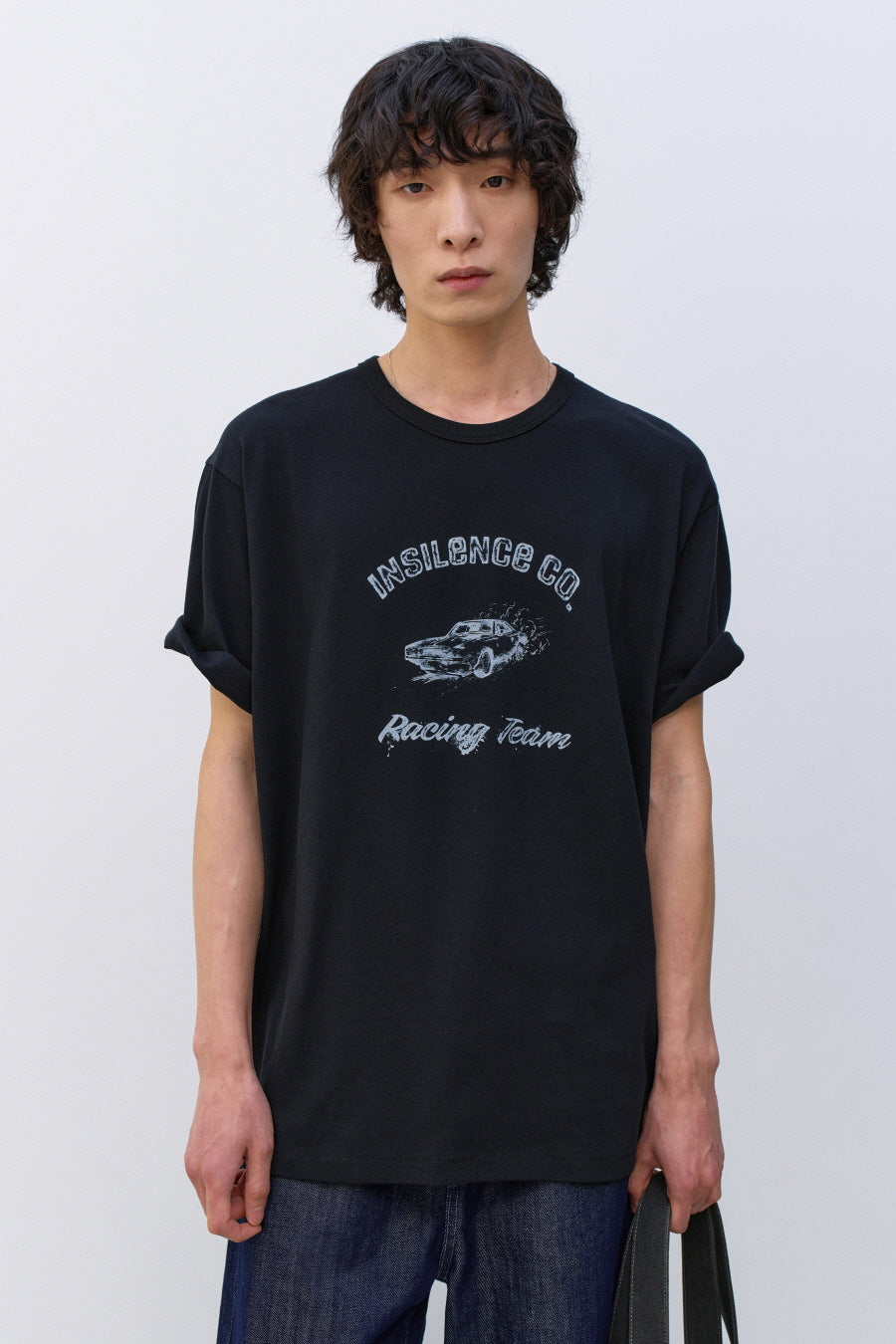 Insilence - Challenger Graphic T-shirt (Washed Black) product image 6 | TRAB K-Fashion Australia