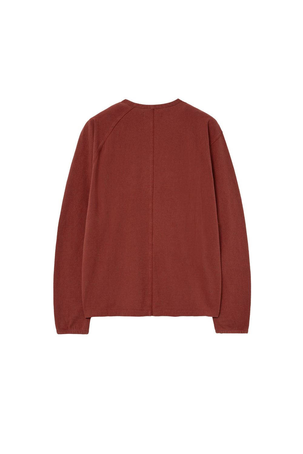 Hatchingroom - Double Henley Neck Tee Bleached (Red) product image 2 | TRAB K-Fashion Australia