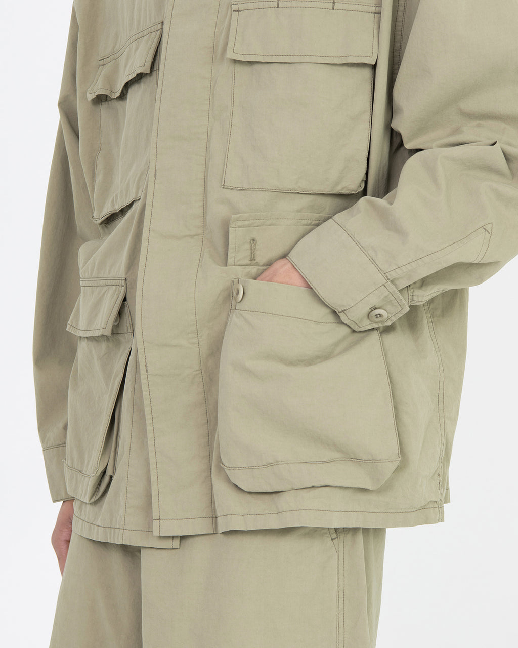 Brownyard - Washed Bdu Jacket (Dark Beige) product image 6 | TRAB K-Fashion Australia