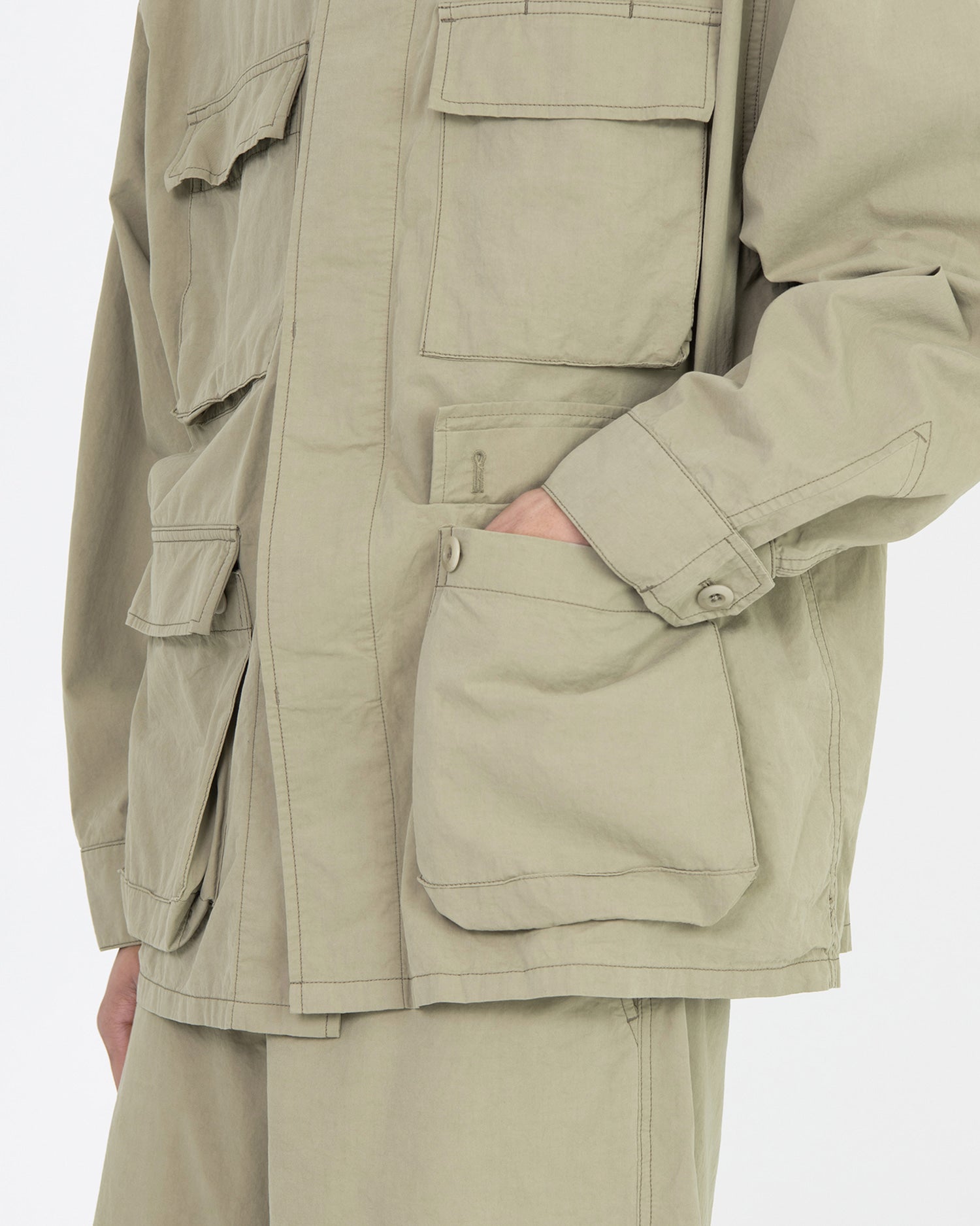 Brownyard - Washed Bdu Jacket (Dark Beige) product image 6 | TRAB K-Fashion Australia