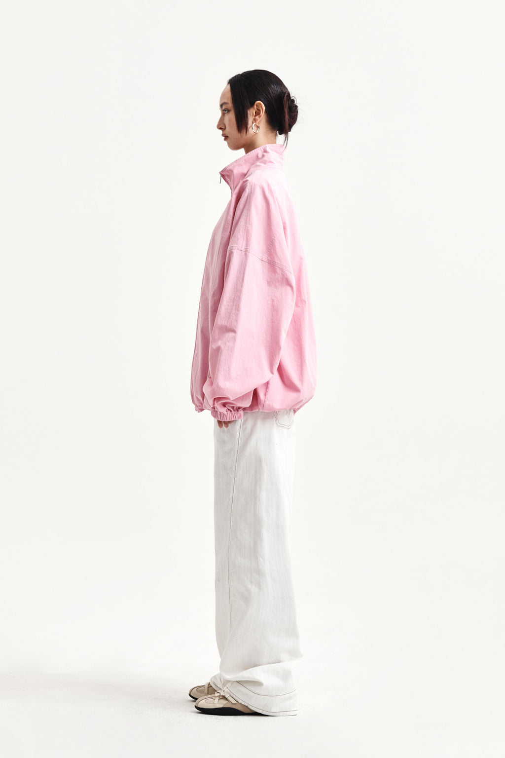 Matin Kim - Back Logo High Neck Jumper (Pink) product image 7 | TRAB K-Fashion Australia