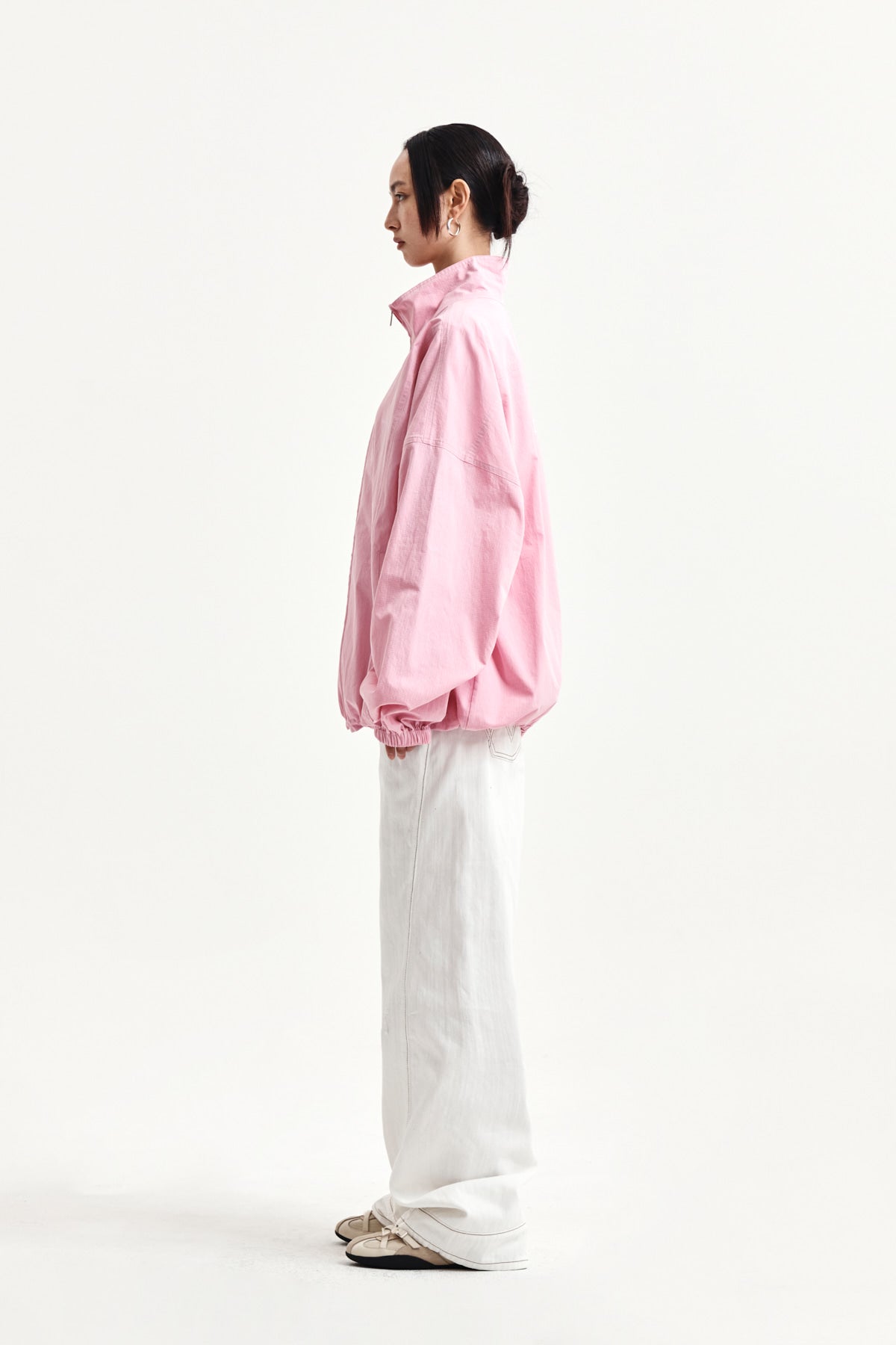 Matin Kim - Back Logo High Neck Jumper (Pink) product image 7 | TRAB K-Fashion Australia