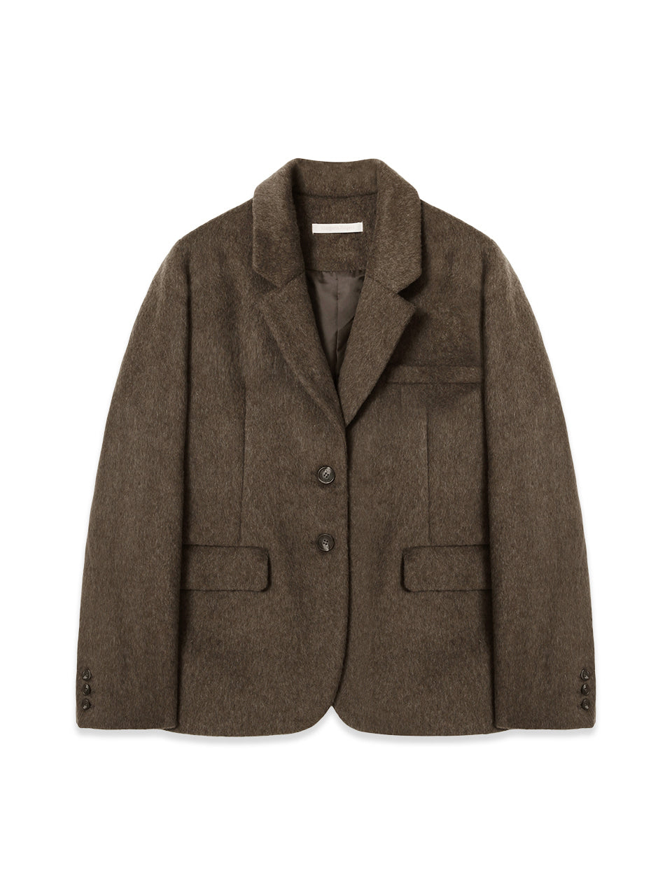 Margarin Fingers - Classic Single Wool Jacket (Brown) product image 2 | TRAB K-Fashion Australia