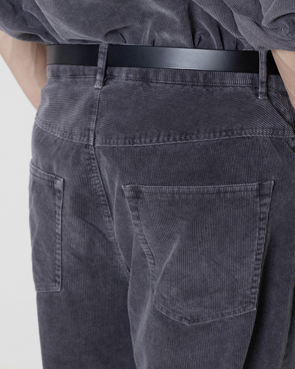 Brownyard - Garment Dyed Corduroy Pants (Navy) product image 5 | TRAB K-Fashion Australia