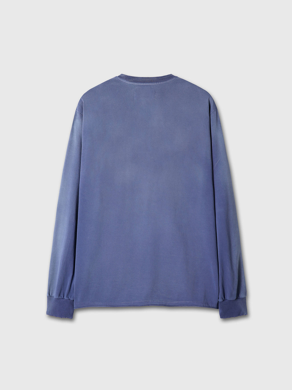 Tonywack - Garment Dyed Long Sleeve Crew (Faded Purple Blue) product image 10 | TRAB K-Fashion Australia