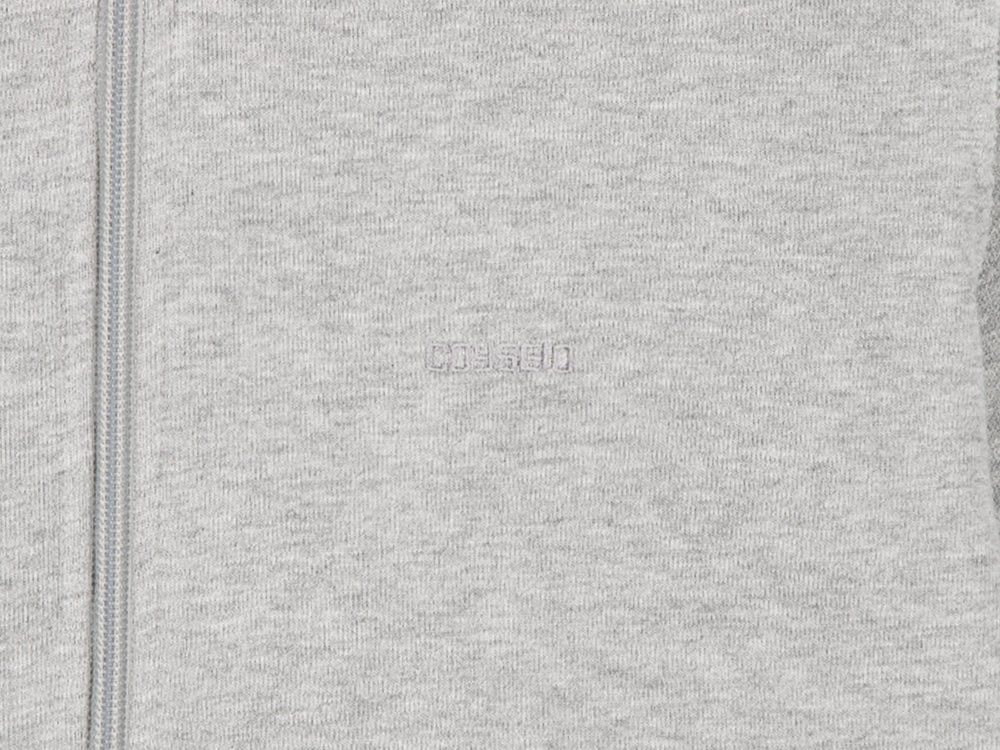 Coyseio - Flower Point Zip-Up Hoodie (Melange Grey) product image 16 | TRAB K-Fashion Australia