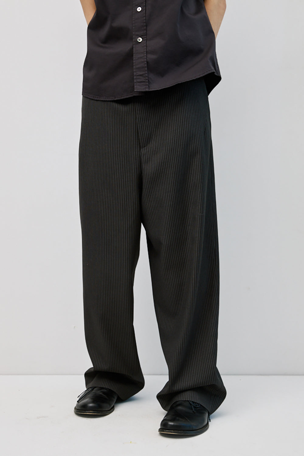 Hatchingroom - Contrast Trousers Stripe (Dark Grey) product image 9 | TRAB K-Fashion Australia