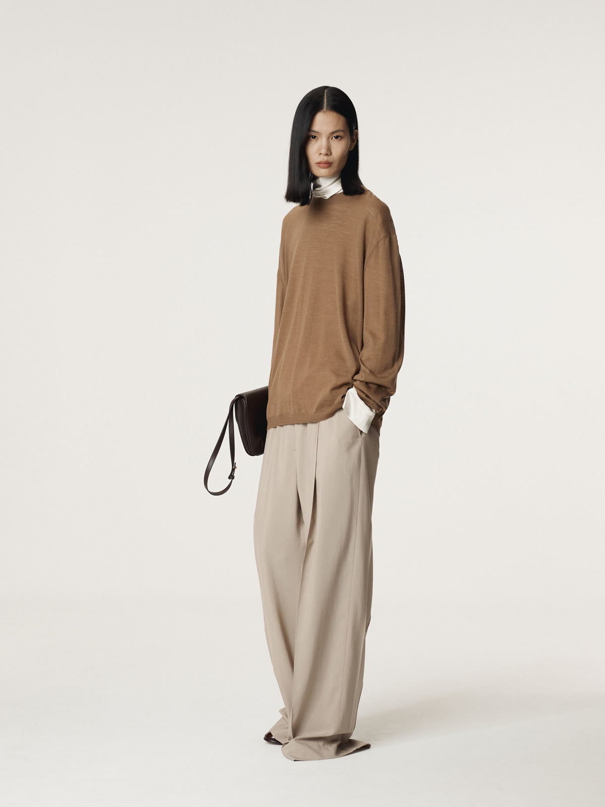 Recto - Back Open Detail Knit Top (Ochre) product image 3 | TRAB K-Fashion Australia