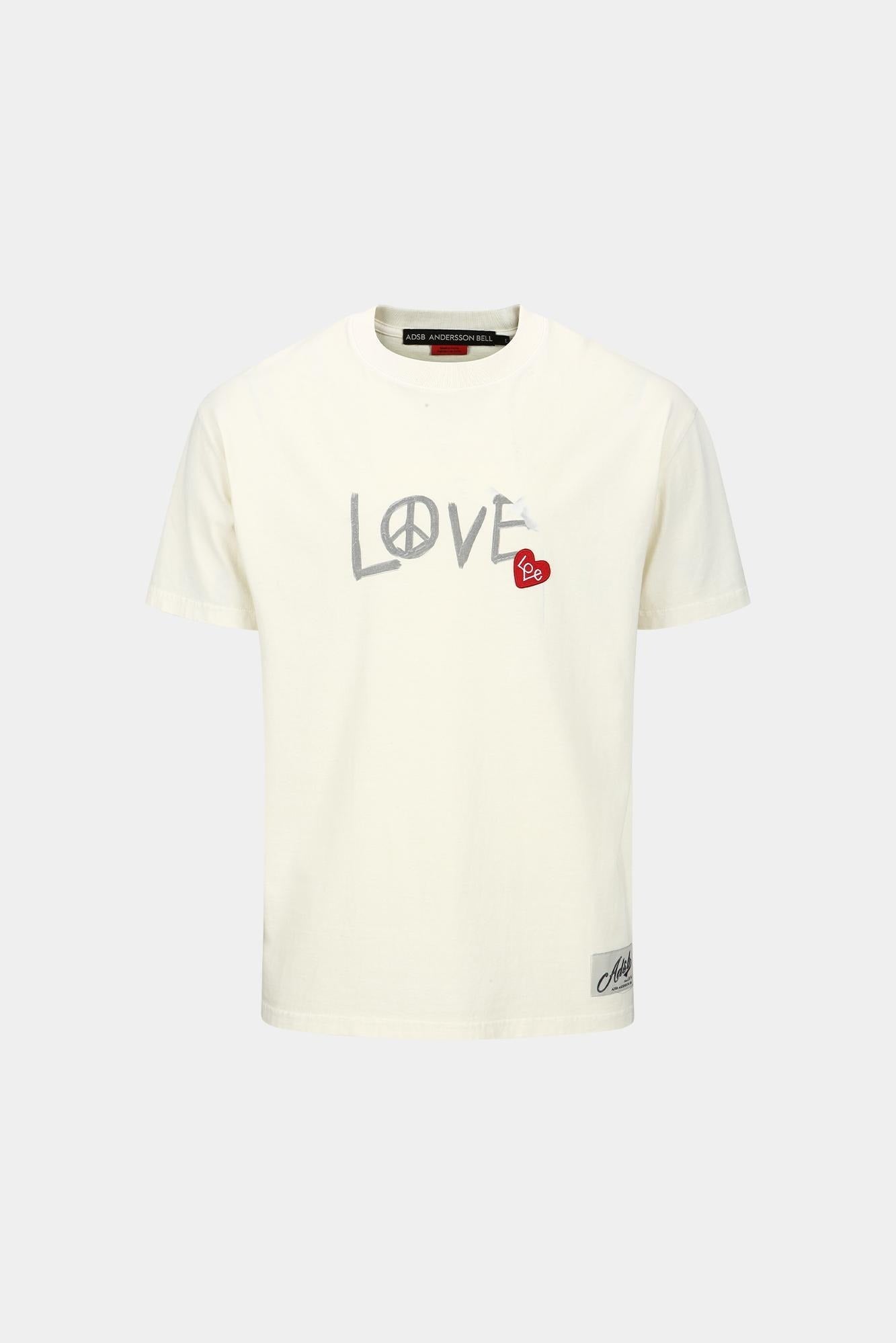 Andersson Bell - Unisex Love T-Shirt (Ecru) product image 2 | TRAB K-Fashion Australia