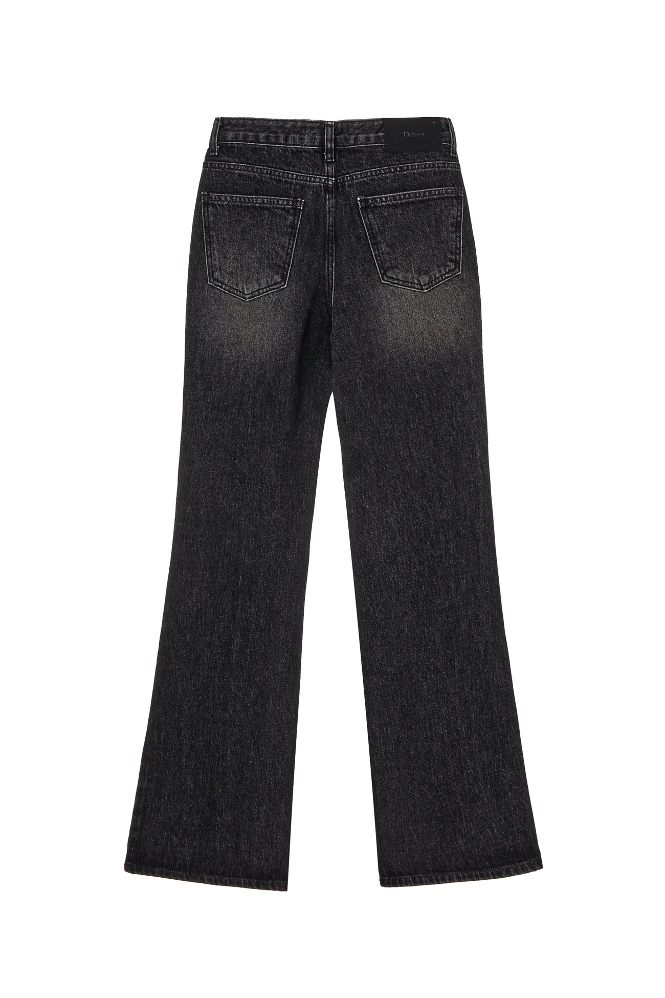 Deinet - Slim Semi Bootcut Denim (Black) product image 2 | TRAB K-Fashion Australia