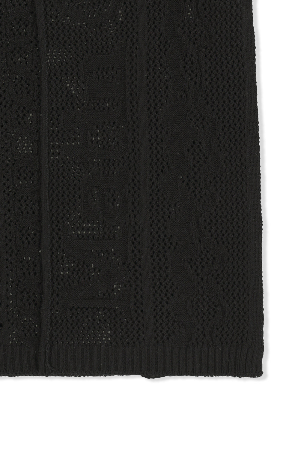 Matin Kim - Mesh Logo Wrap Mini Skirt (Black) product image 4 | TRAB K-Fashion Australia