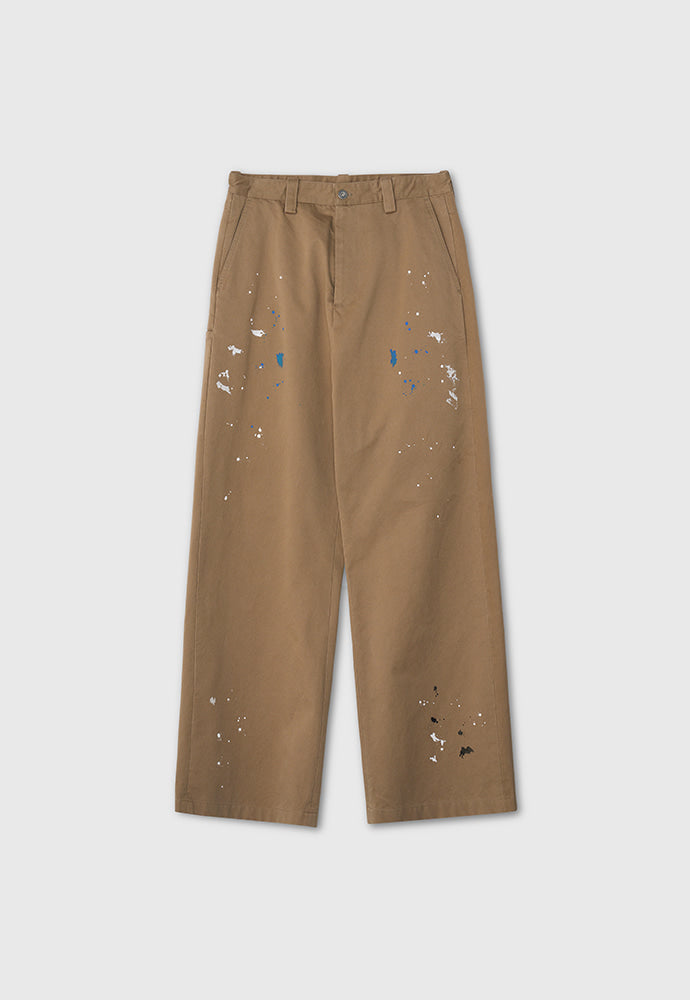 Tonywack - Wide-Leg Heavy Cotton Painter Pants (Beige) product image 7 | TRAB K-Fashion Australia