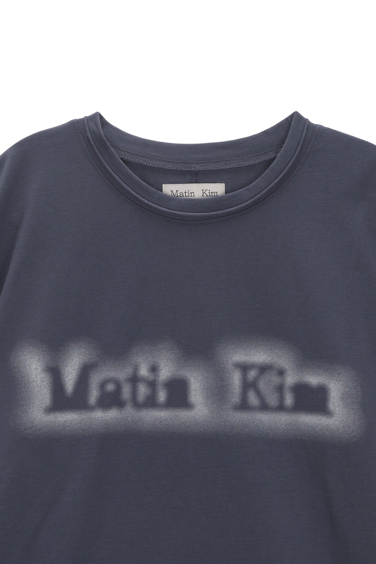Matin Kim - Matin Shade Logo Top (Smoke Blue) product image 3 | TRAB K-Fashion Australia