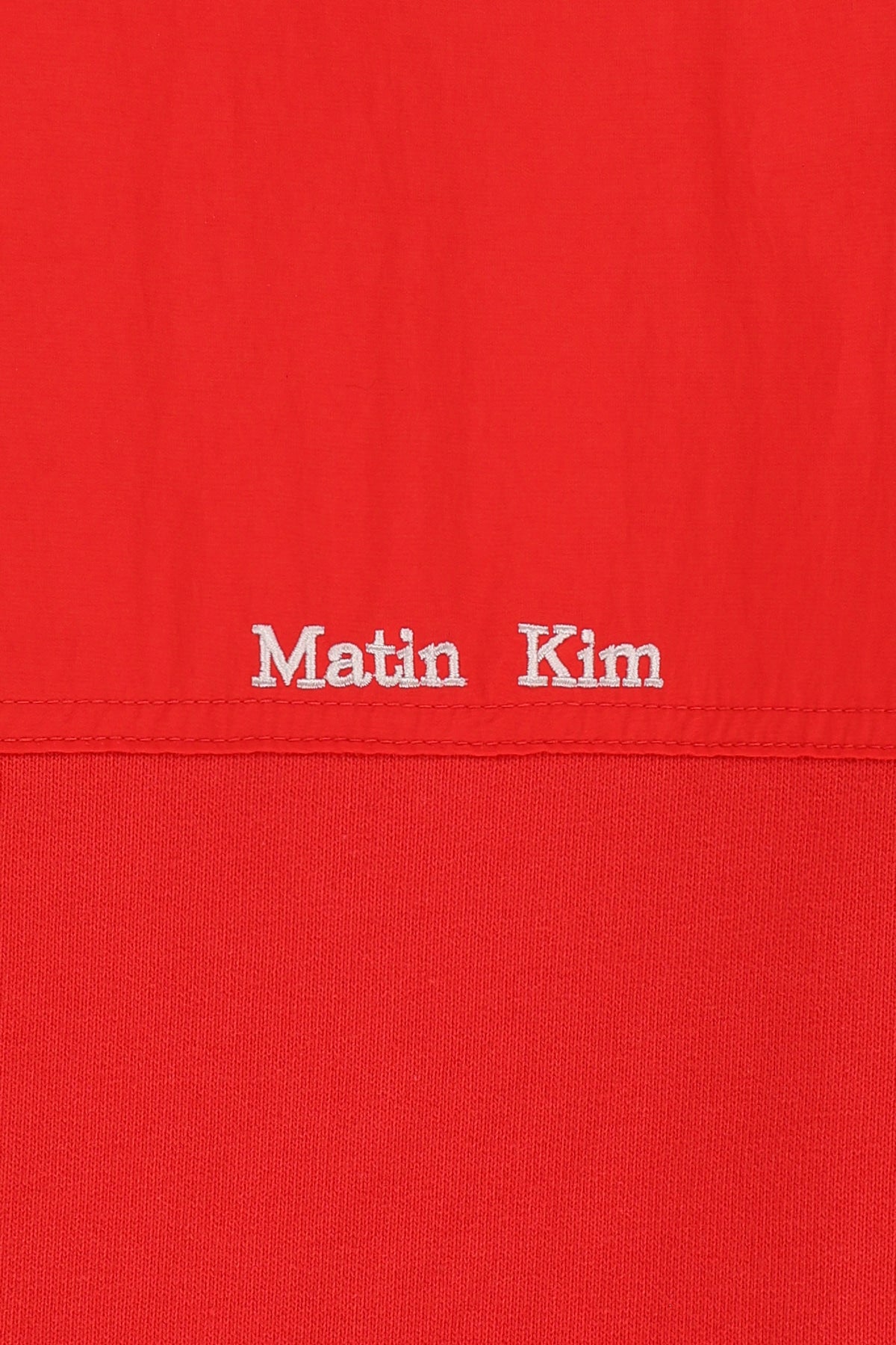 Matin Kim - Color Block Hoody Zip Up (Red) product image 5 | TRAB K-Fashion Australia