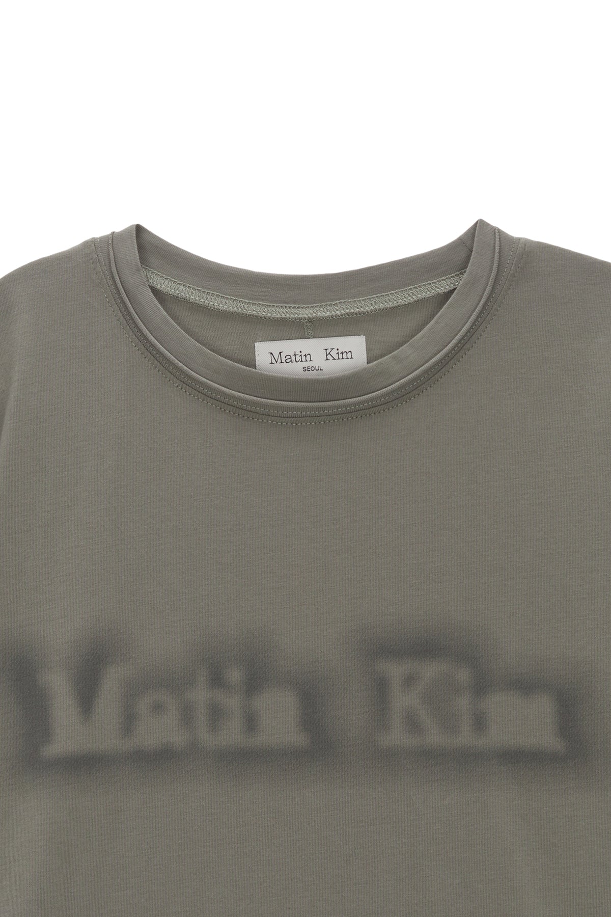 Matin Kim - Matin Shade Logo Top (Khaki) product image 3 | TRAB K-Fashion Australia