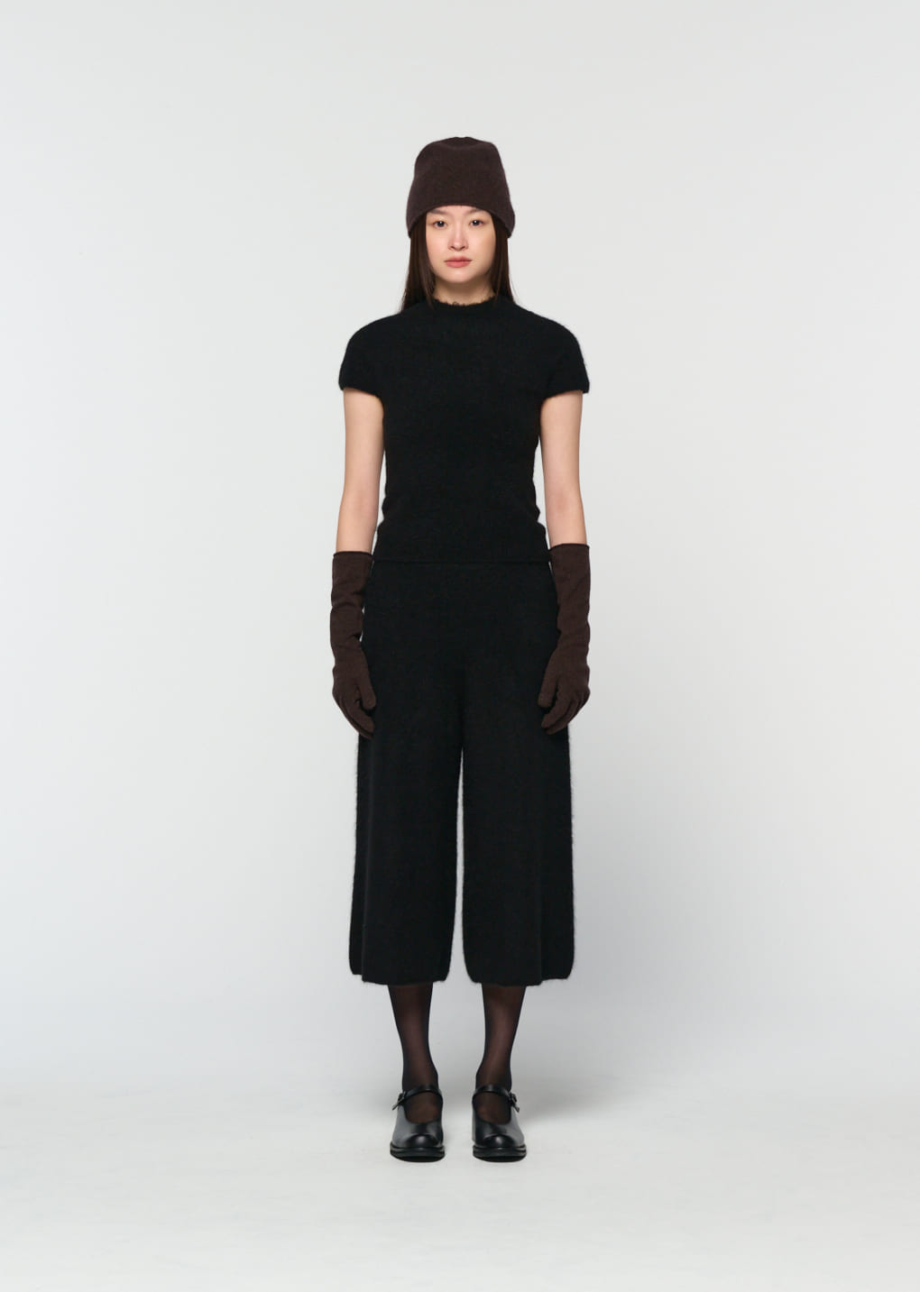 Amomento - hairy culotte pants (Black) product image 2 | TRAB K-Fashion Australia