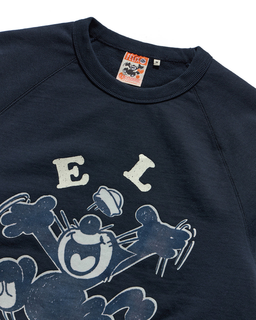 Eastlogue - Felix Classic Raglan Sweat Shirt (Navy) product image 3 | TRAB K-Fashion Australia