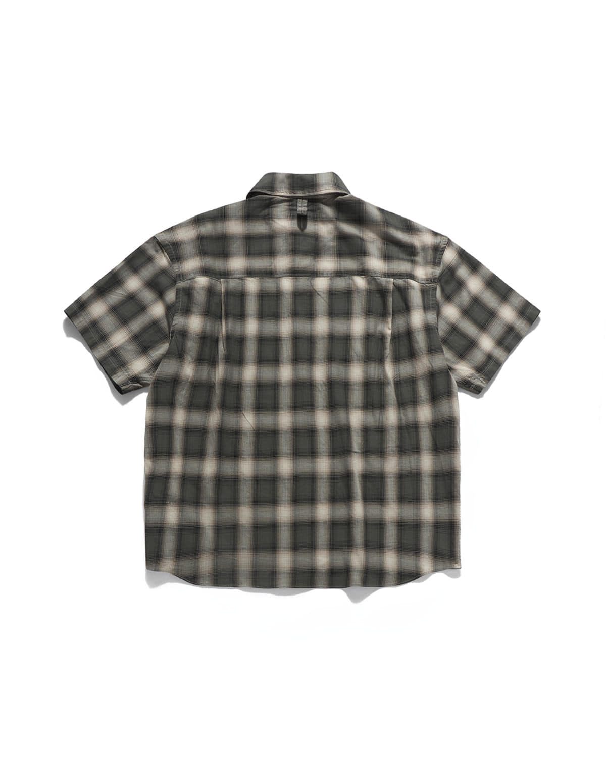 Eastlogue - Workaday Half Shirts (Green Ombre Check) product image 2 | TRAB K-Fashion Australia