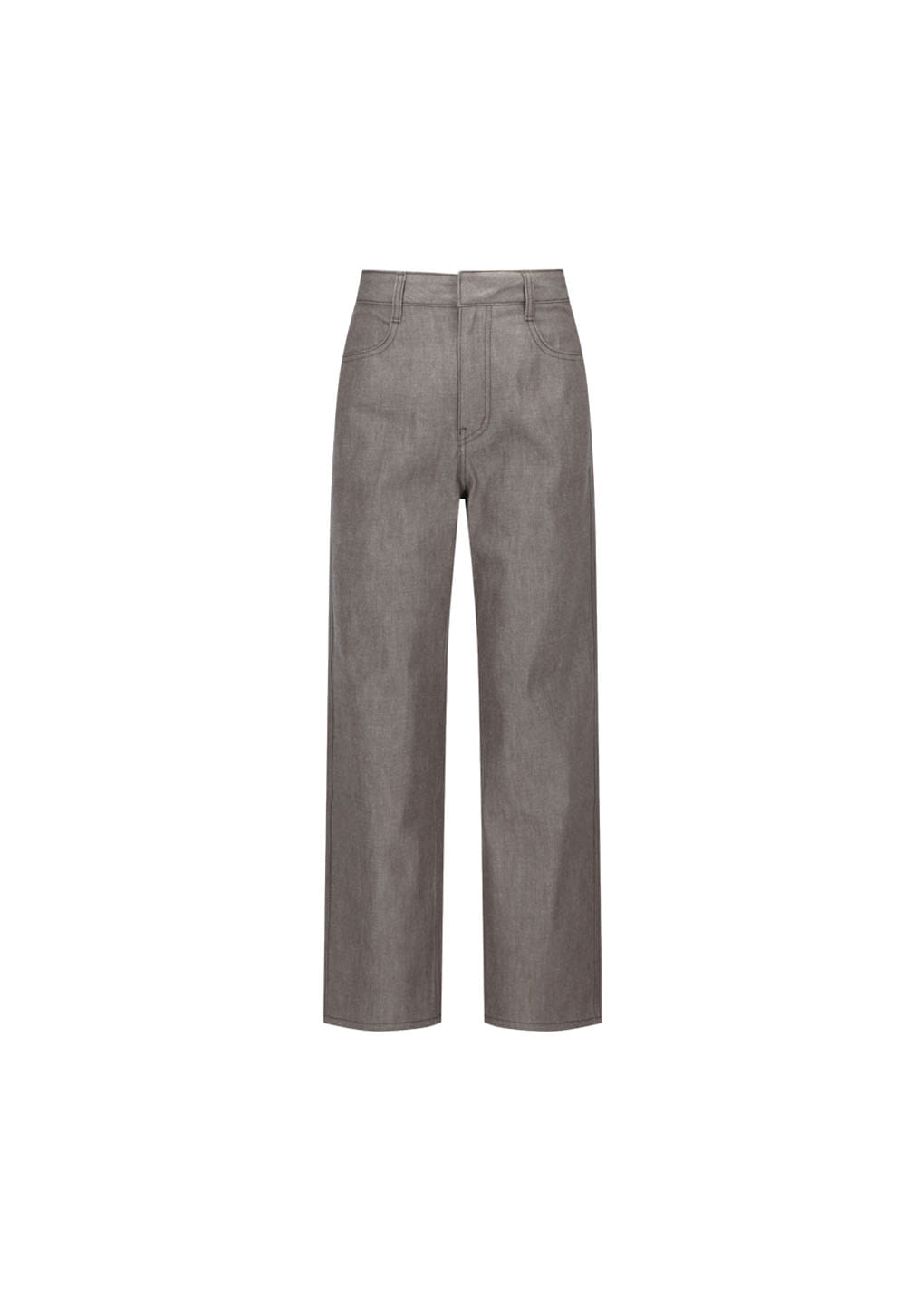 Amomento - Colored Straight Fit Denim (Brown) product image 3 | TRAB K-Fashion Australia