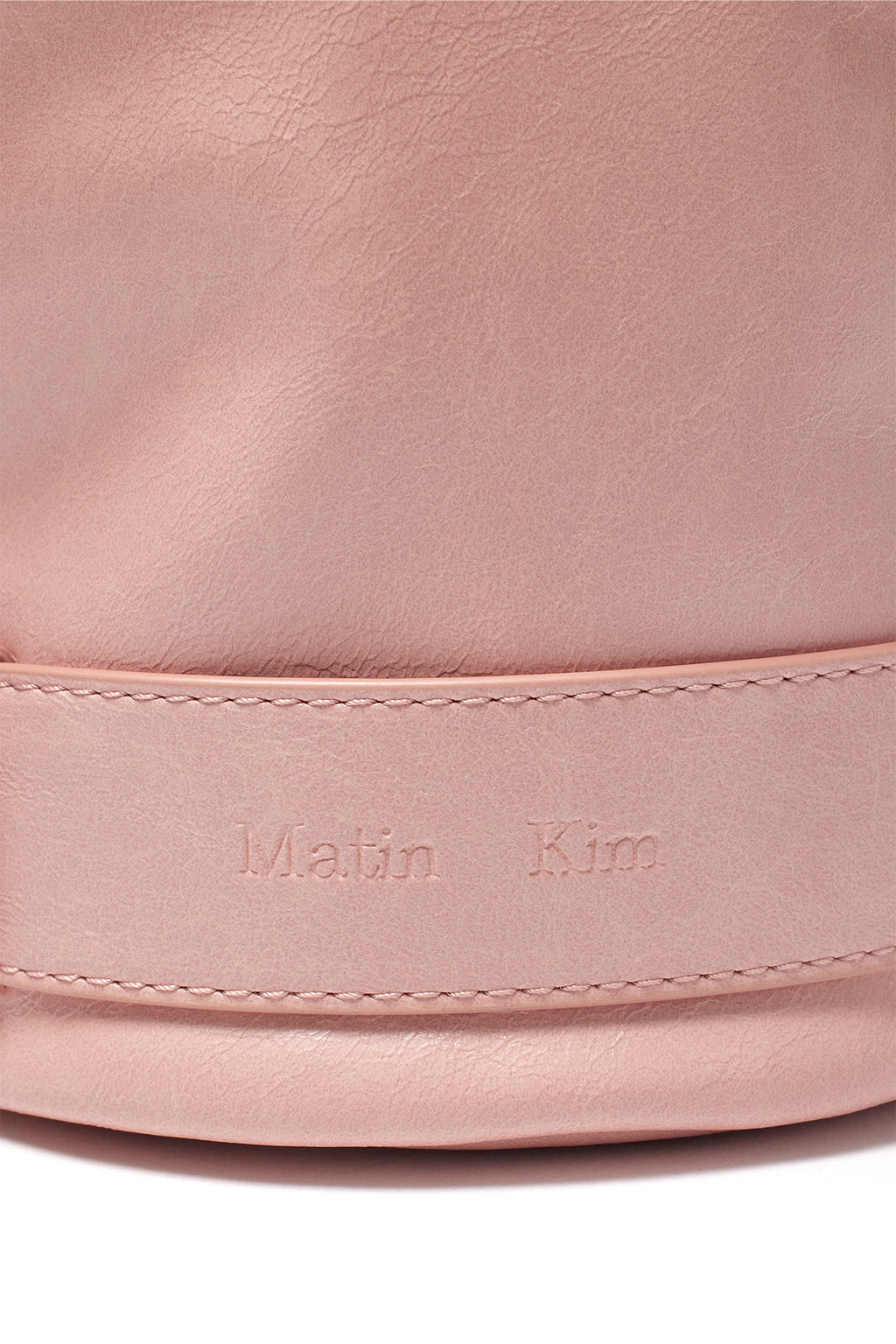 Matin Kim - Belted Mini Bucket Bag (Pink) product image 3 | TRAB K-Fashion Australia