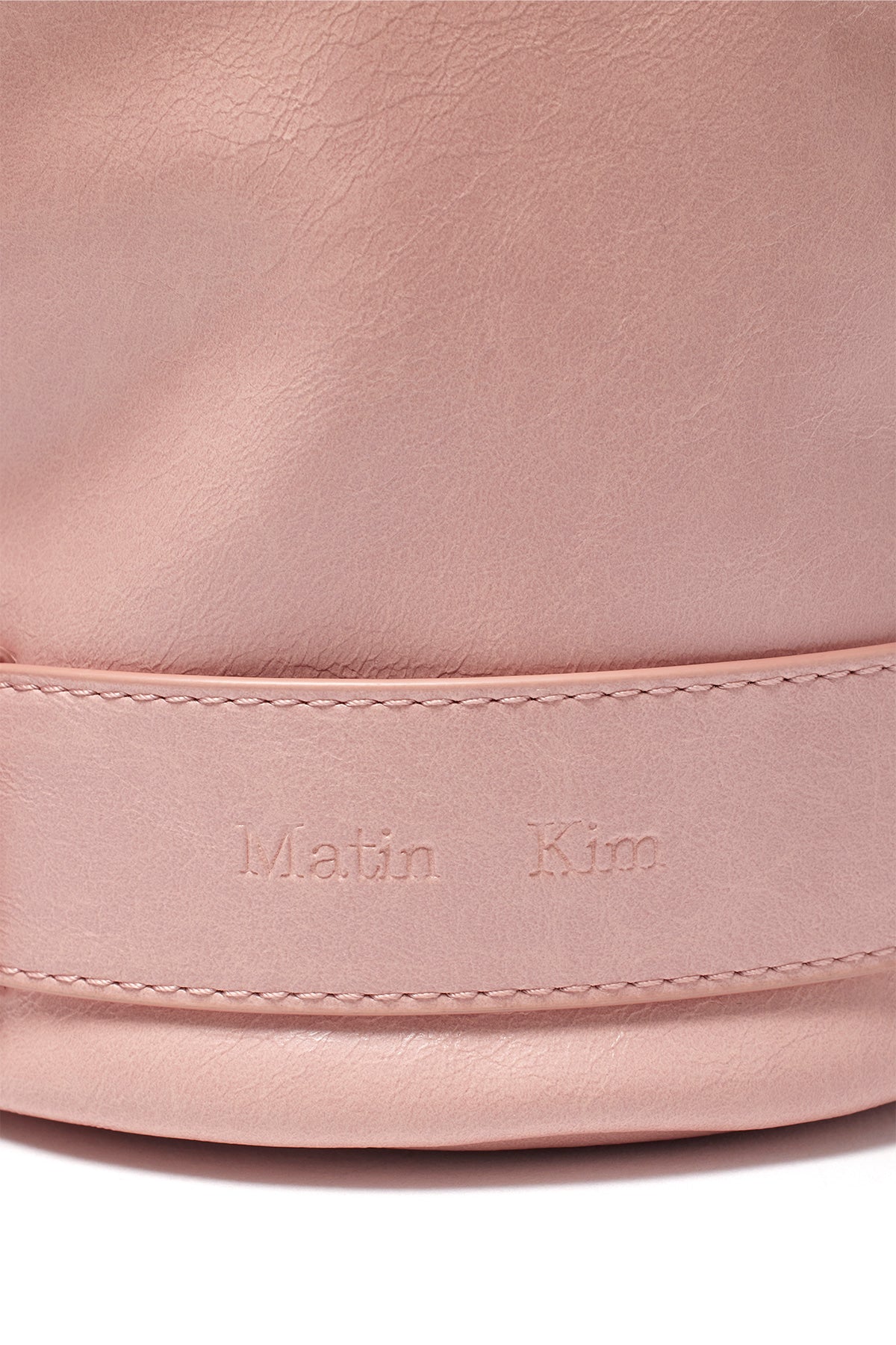 Matin Kim - Belted Mini Bucket Bag (Pink) product image 3 | TRAB K-Fashion Australia