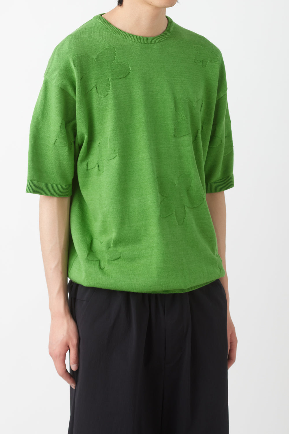 Hatchingroom - Floral Jacquard Knit V2 (Green) product image 11 | TRAB K-Fashion Australia