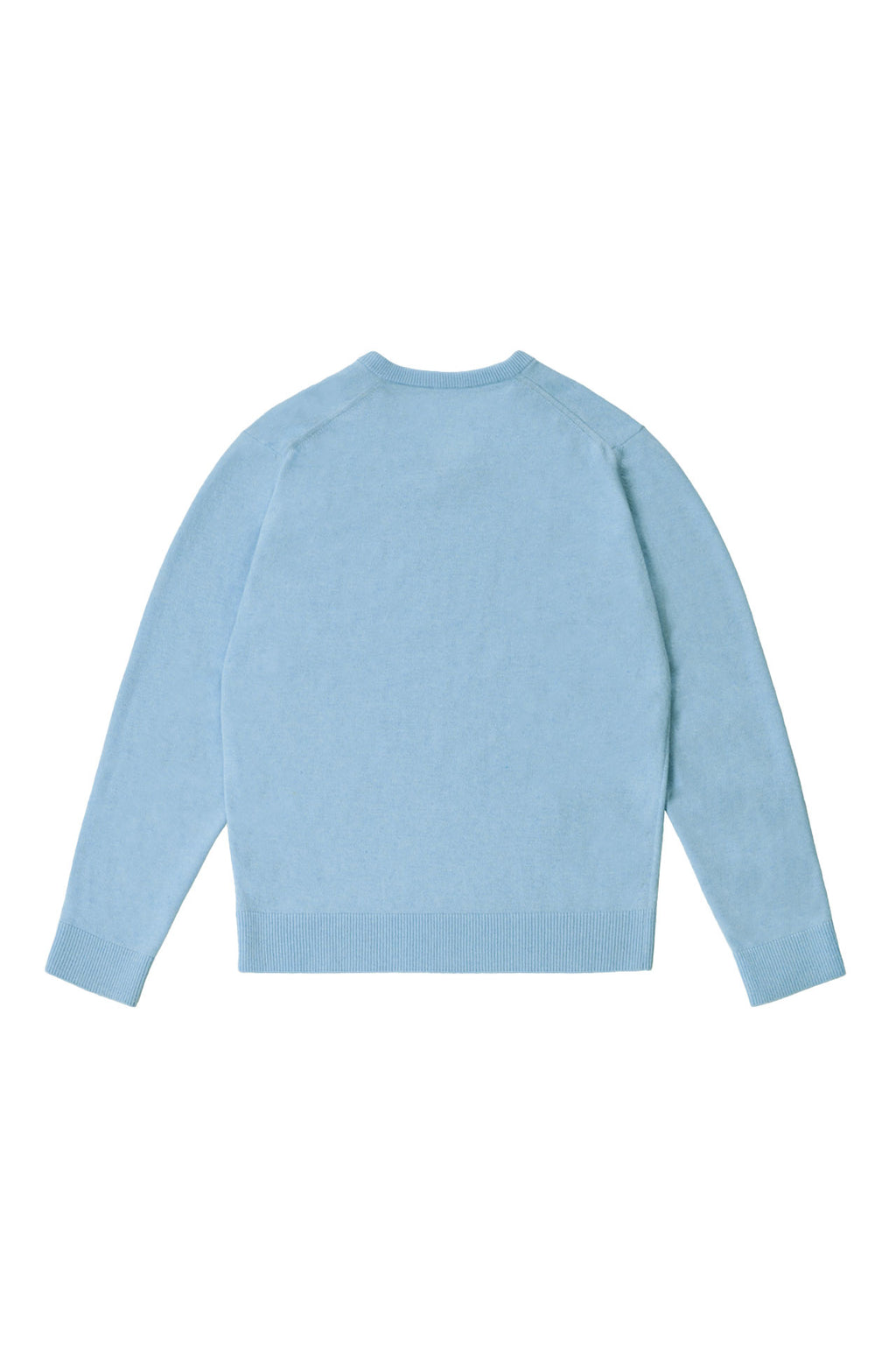 STU - Pin Tuck V-neck Knit (Sky Blue) product image 17 | TRAB K-Fashion Australia