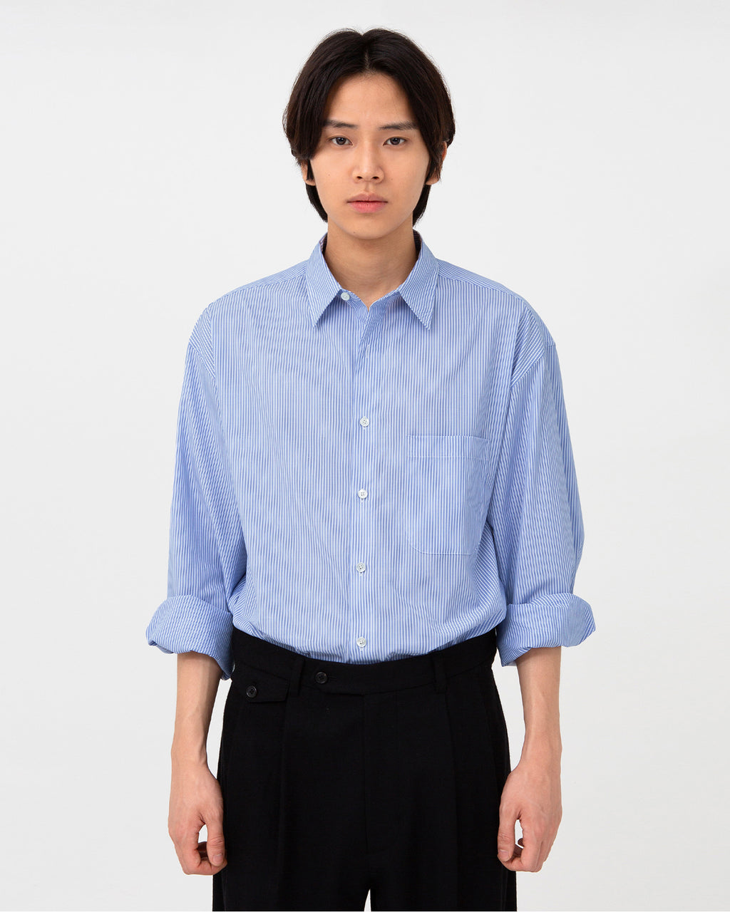 Brownyard - Steady Shirt (Blue Stripe) product image 1 | TRAB K-Fashion Australia