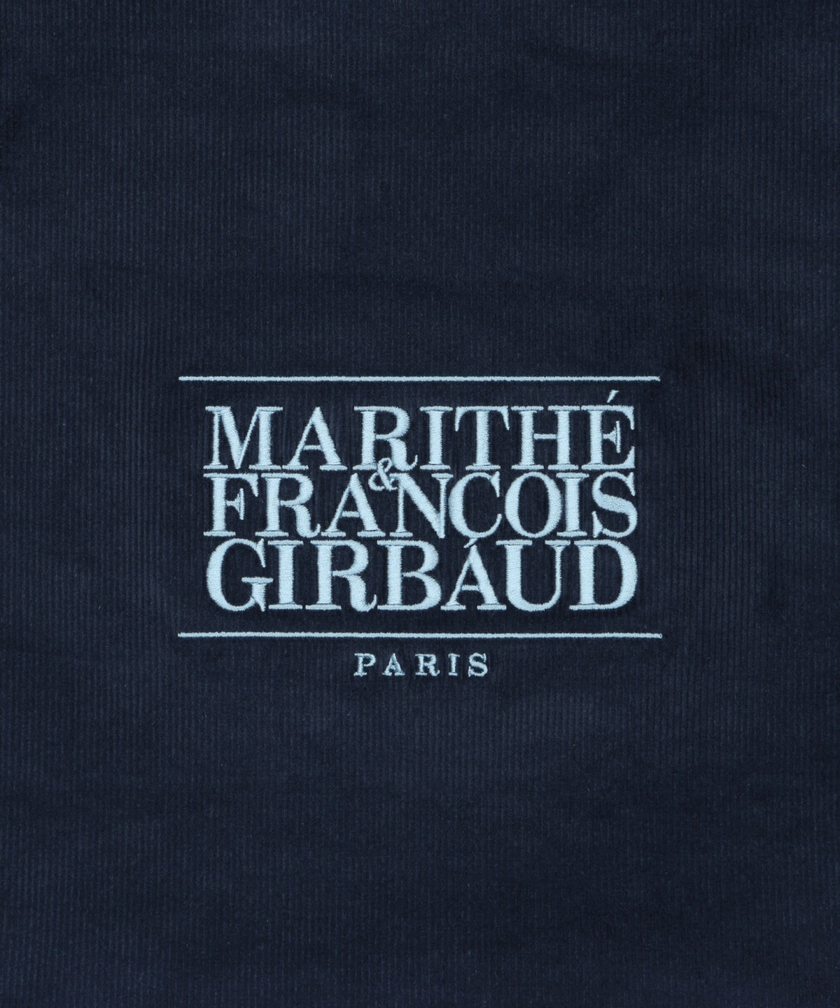Marithe & Francois Girbaud - Classic Logo Corduroy Bag (Navy) product image 3 | TRAB K-Fashion Australia