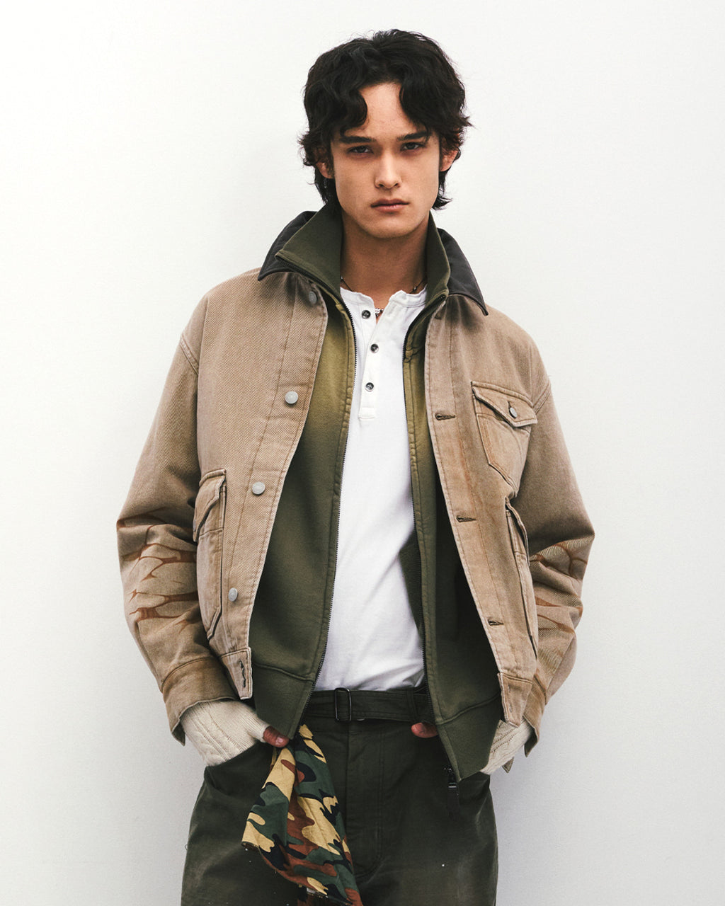 Eastlogue - Trapper Jacket (Vintage Khaki) product image 3 | TRAB K-Fashion Australia
