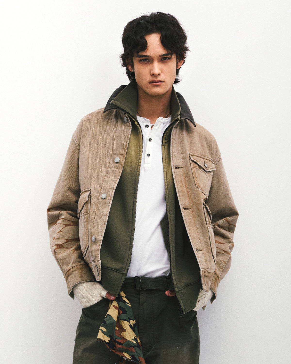 Eastlogue - Trapper Jacket (Vintage Khaki) product image 3 | TRAB K-Fashion Australia