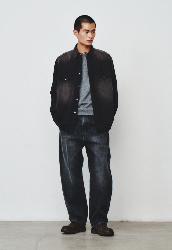 Art if acts - Vintage Western Shirt (Faded Black) product image 4 | TRAB K-Fashion Australia