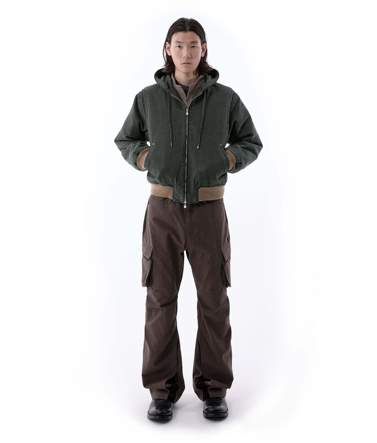 XLIM - Ep.10 02 Jacket (Washed Green) product image 1 | TRAB K-Fashion Australia