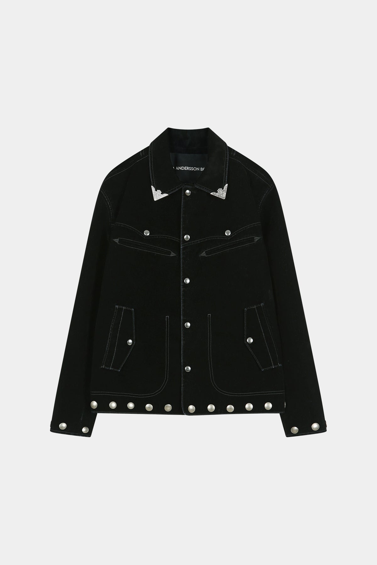 Andersson Bell - Atlanta Flock Velvet Jacket (Black) product image 14 | TRAB K-Fashion Australia