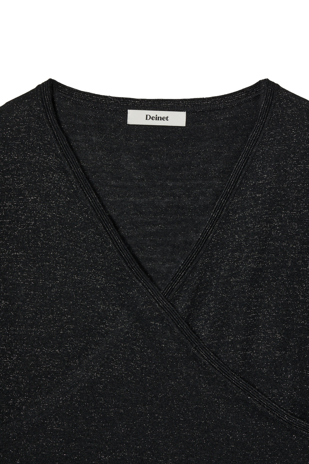 Deinet - V-Neck Metal Knit (Black) product image 3 | TRAB K-Fashion Australia