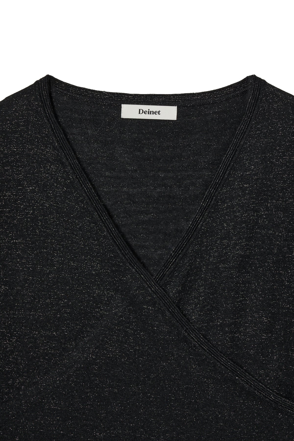 Deinet - V-Neck Metal Knit (Black) product image 3 | TRAB K-Fashion Australia