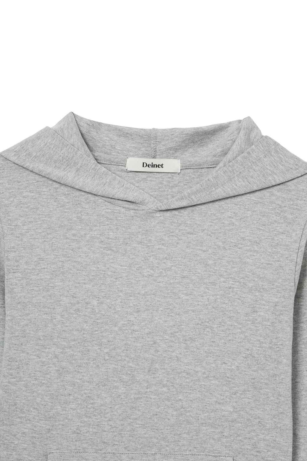 Deinet - Basic Slim Hoodie (Melange Grey) product image 3 | TRAB K-Fashion Australia