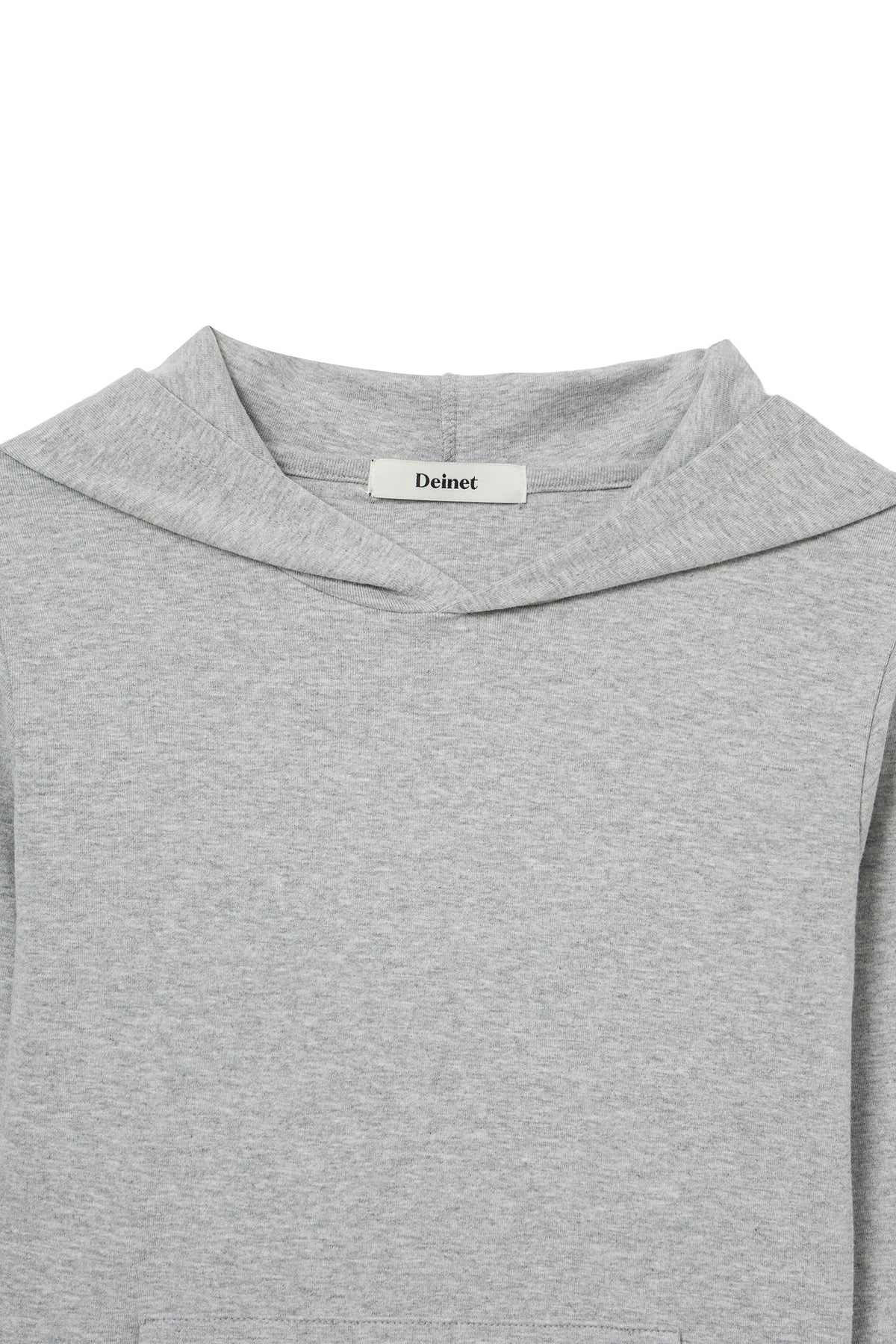 Deinet - Basic Slim Hoodie (Melange Grey) product image 3 | TRAB K-Fashion Australia