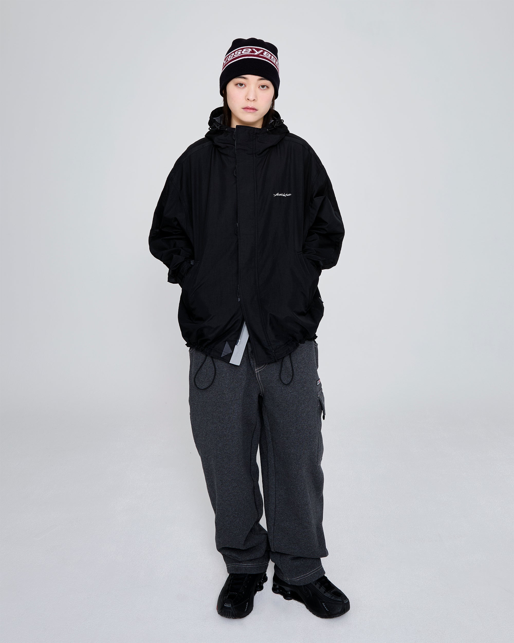 yeseyesee - Striking Windbreaker (Black) product image 10 | TRAB K-Fashion Australia