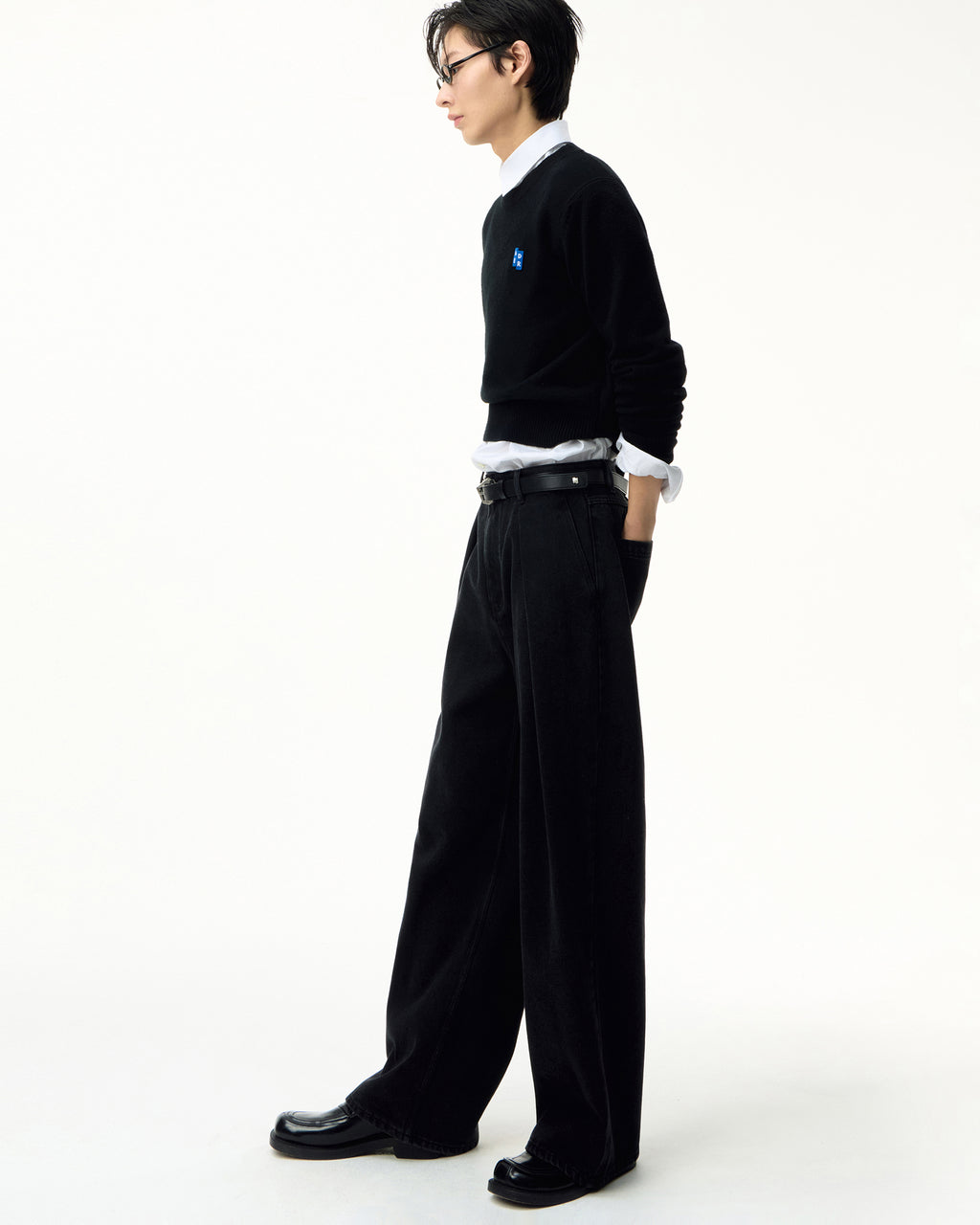 Ader Error - Sig; BL Tag knit 01 (Noir) product image 11 | TRAB K-Fashion Australia