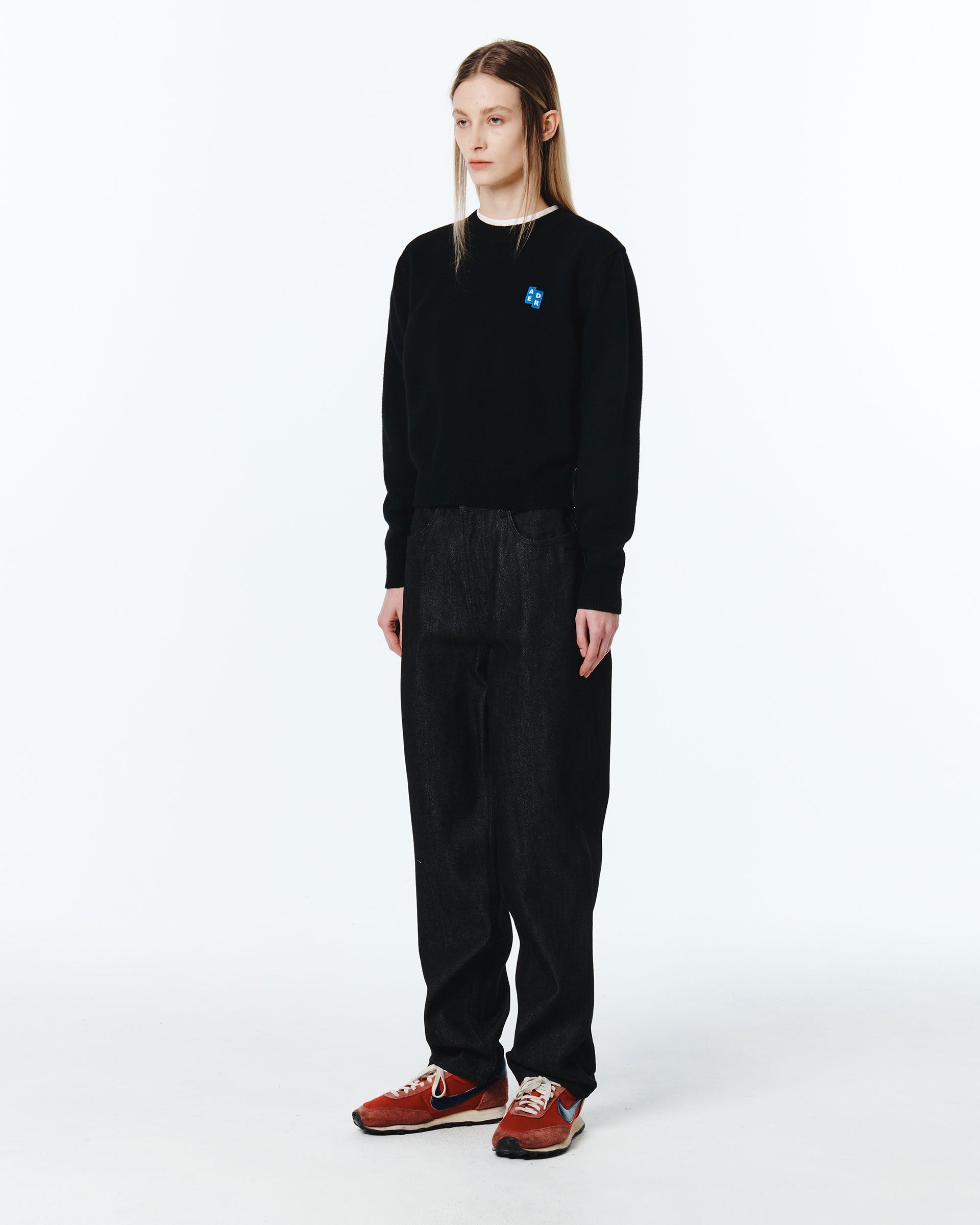 Ader Error - Sig; BL Tag knit 01 (Noir) product image 3 | TRAB K-Fashion Australia