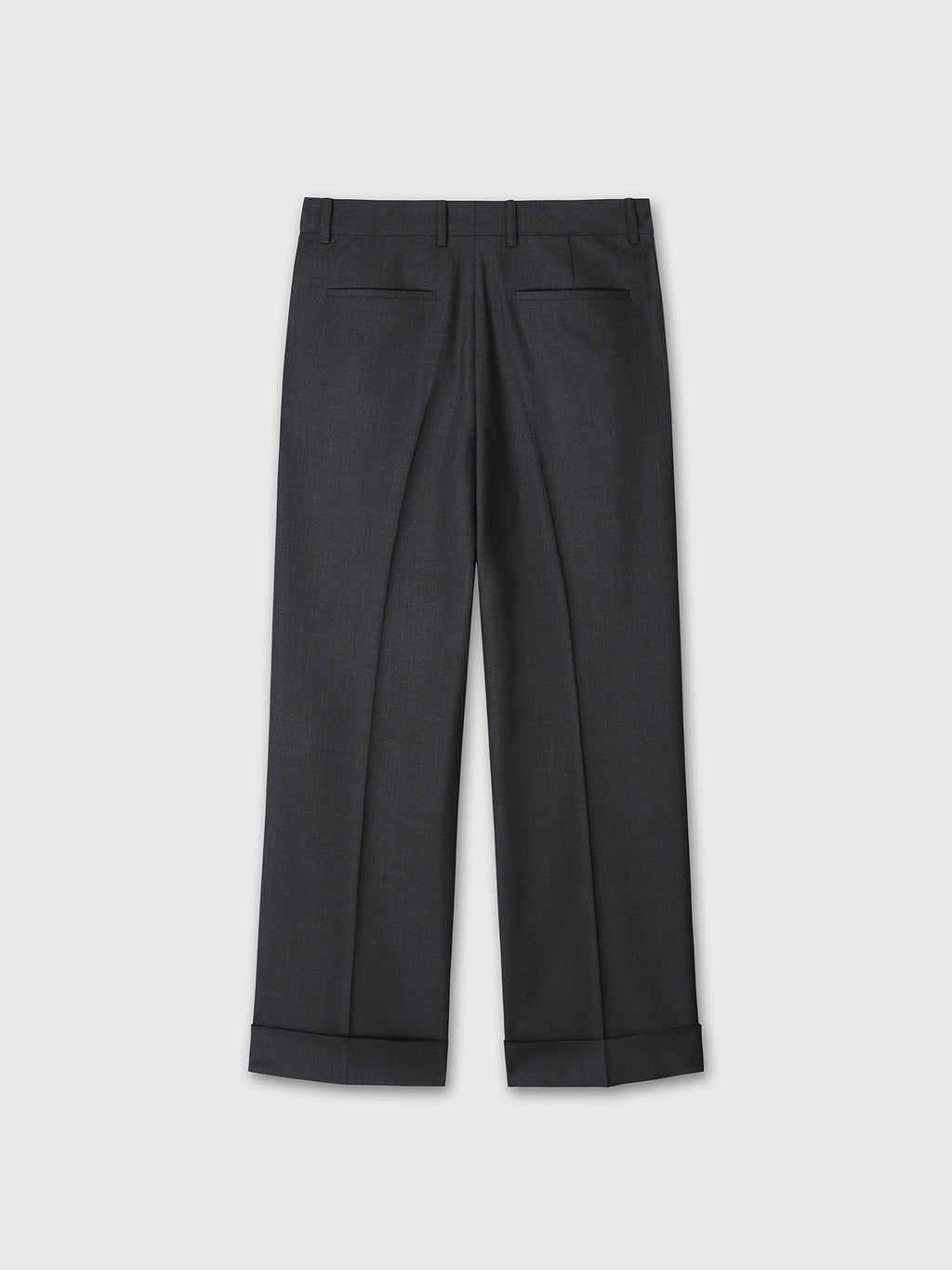 Tonywack - Wool Cuffed Trousers (Charcoal) product image 10 | TRAB K-Fashion Australia