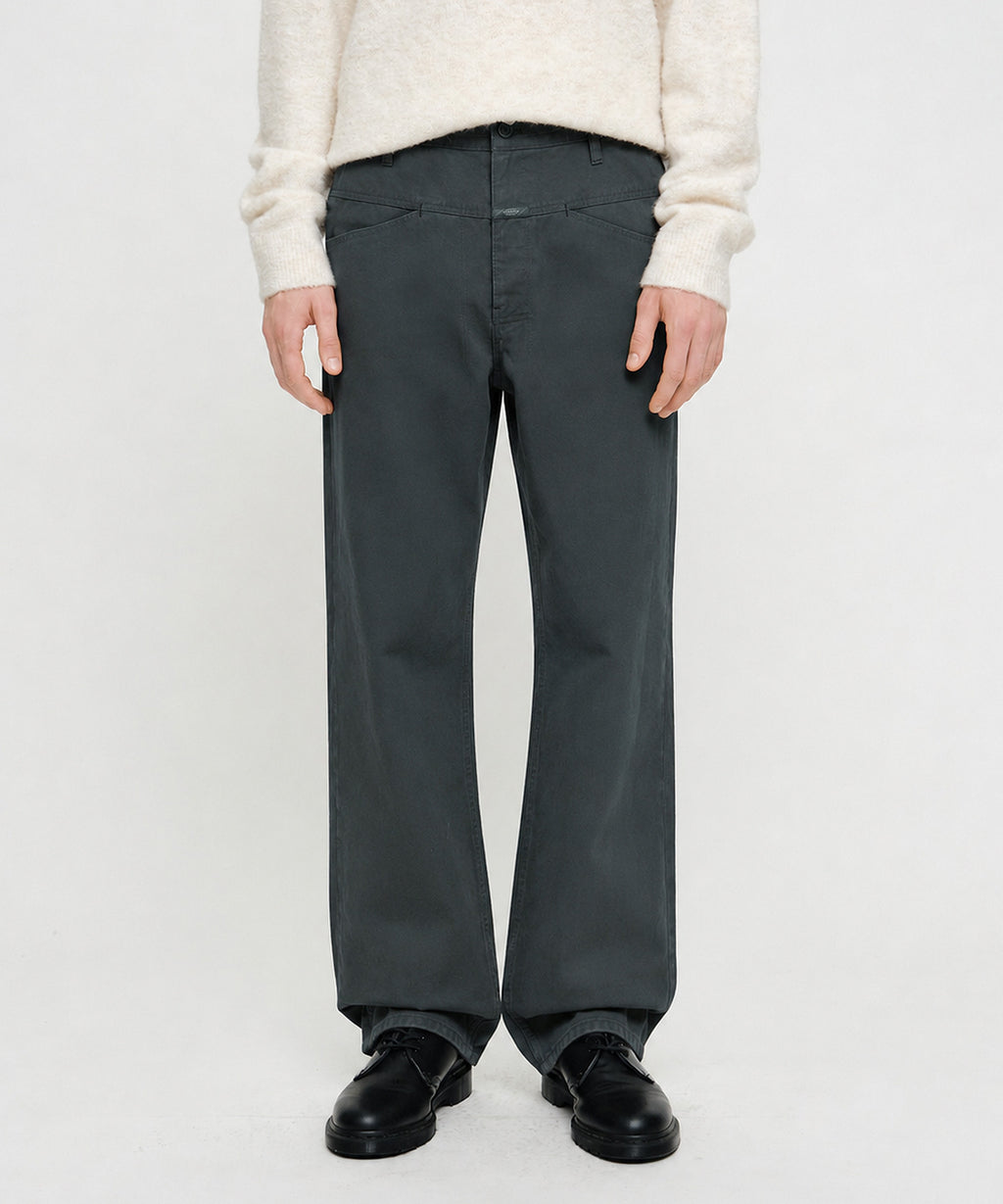 Marithe & Francois Girbaud - Cotton X-pocket Pants (Charcoal) product image 1 | TRAB K-Fashion Australia